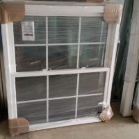Double Hung Replacement Window With Colonial Grids