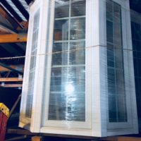 Bay Replacement Window with Colonial Grids Low-e Glass