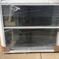 White Dual Pane Low-E Glass Double Hung Replacement Window